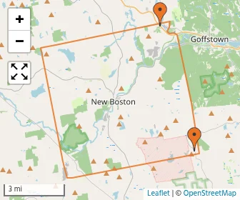 Area schools map
